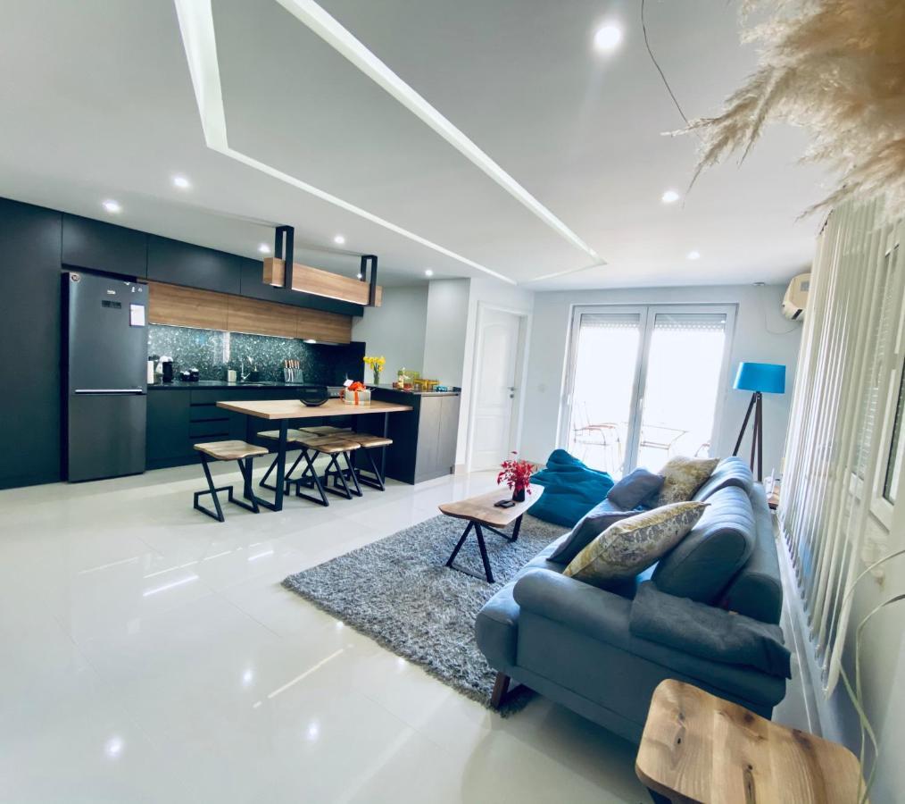 Aqua Blue Lakeview Apartment Ohrid Пештани Экстерьер фото